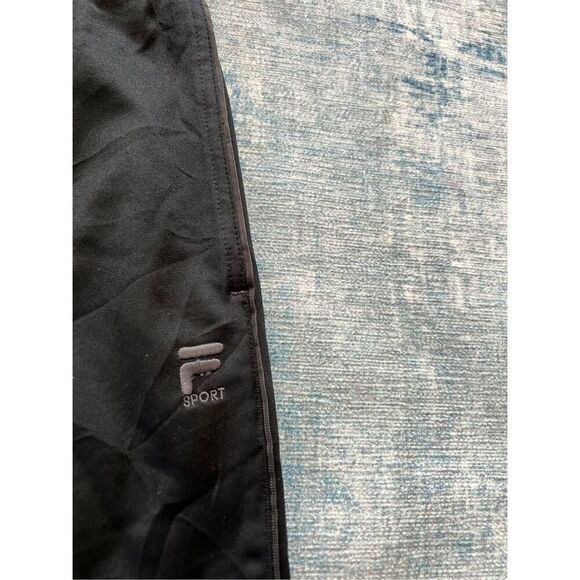 Fila Sport Black Zip Hem Athletic Pants Mens Medium - Picture 3 of 8